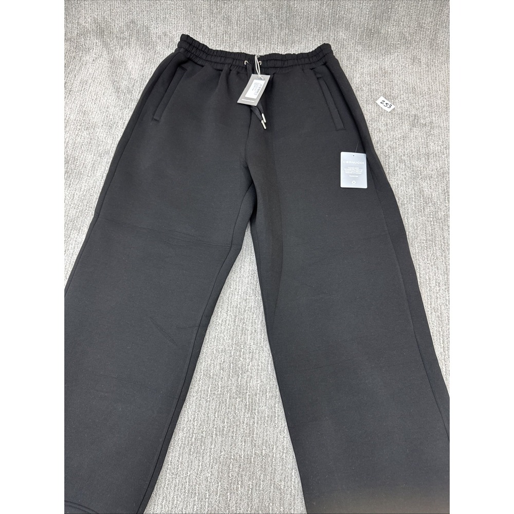 Cernucci Size Large Black Baggy Fit Sweat Sweatpants #253